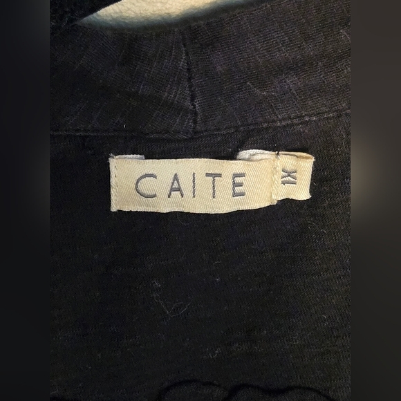 Caite 100% Cotton Boho Floral Embroidered Open Cardigan Duster, 1X - Picture 5 of 5